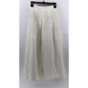 8 SECONDS Women's White A-Line Midi Skirt SZ F(OS)